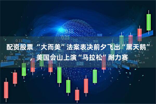 配资股票 “大而美”法案表决前夕飞出“黑天鹅” ，美国会山上演“马拉松”耐力赛